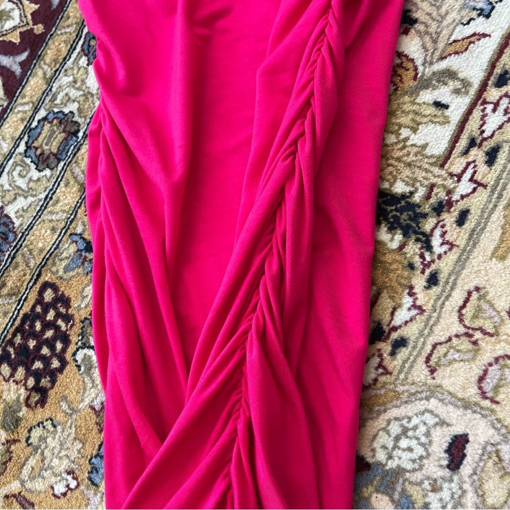 Reformation Ruched Pink Dress NWT - Picture 6 of 9